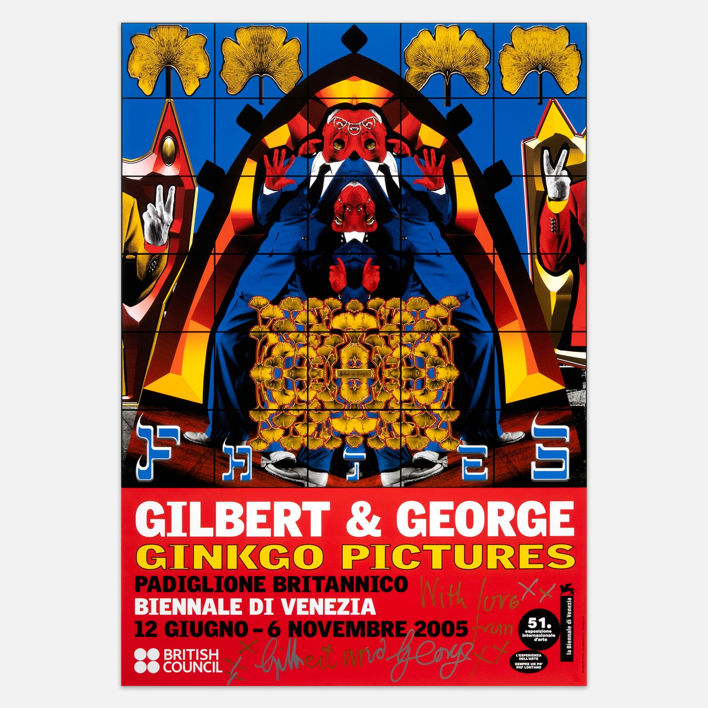 'GINKGO PICTURES' – VENICE BIENNALE (2005) *SIGNED* ORIGINAL POSTER