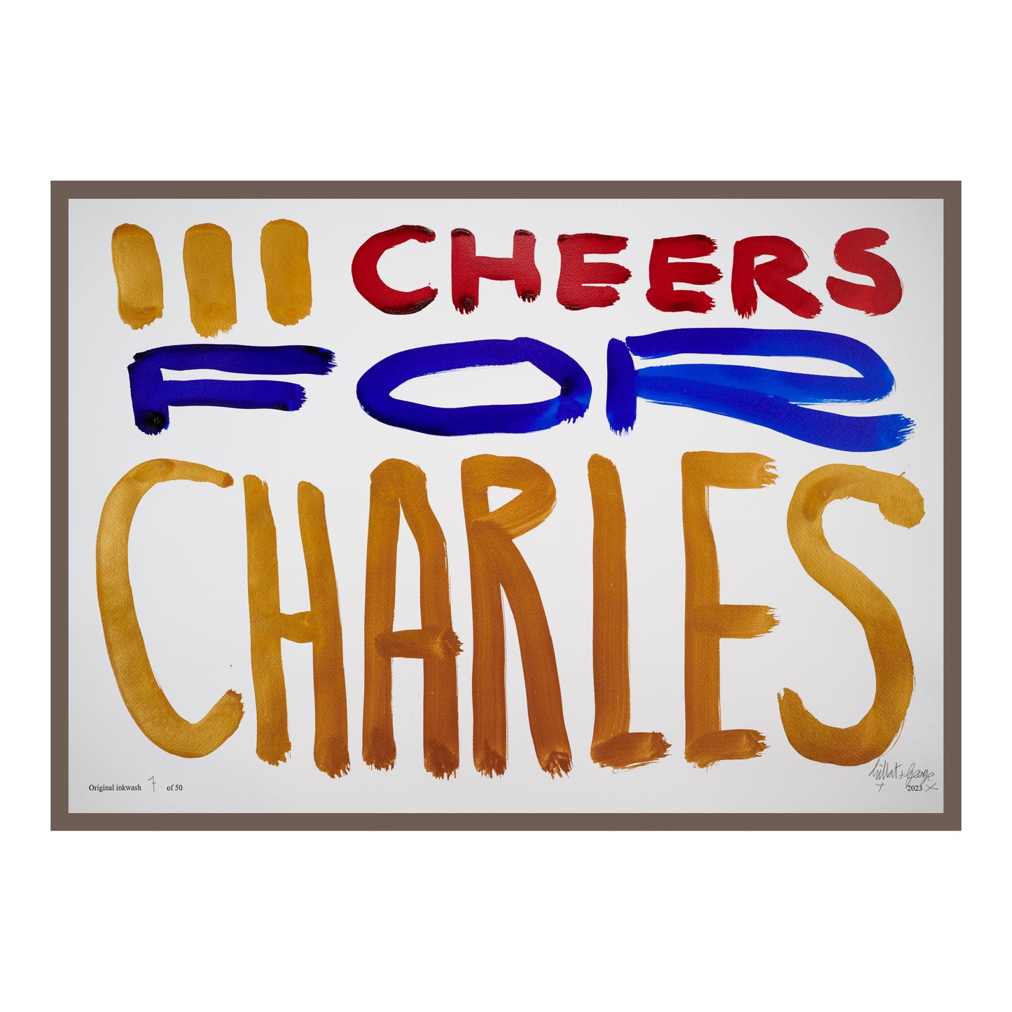 III CHEERS FOR CHARLES