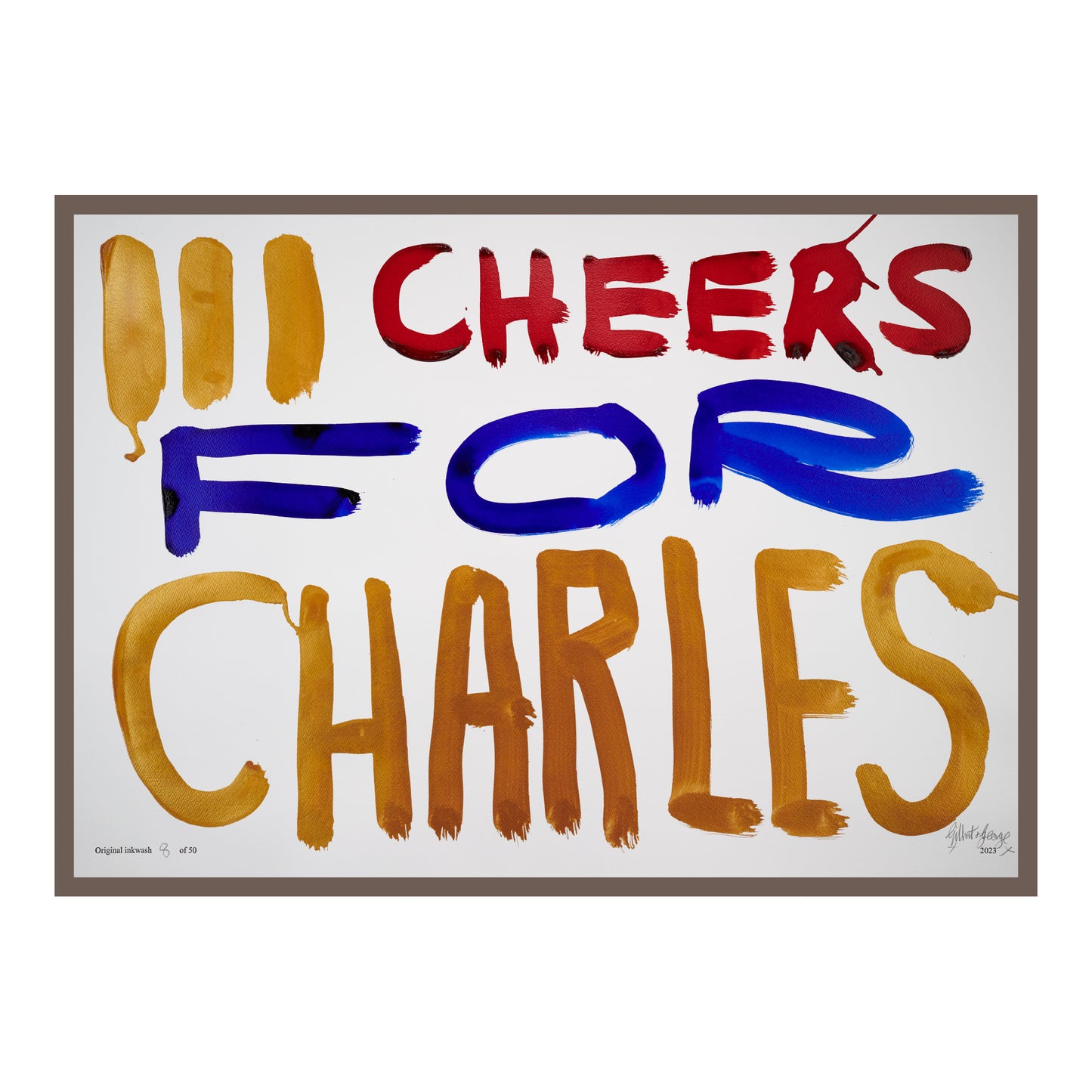 III CHEERS FOR CHARLES
