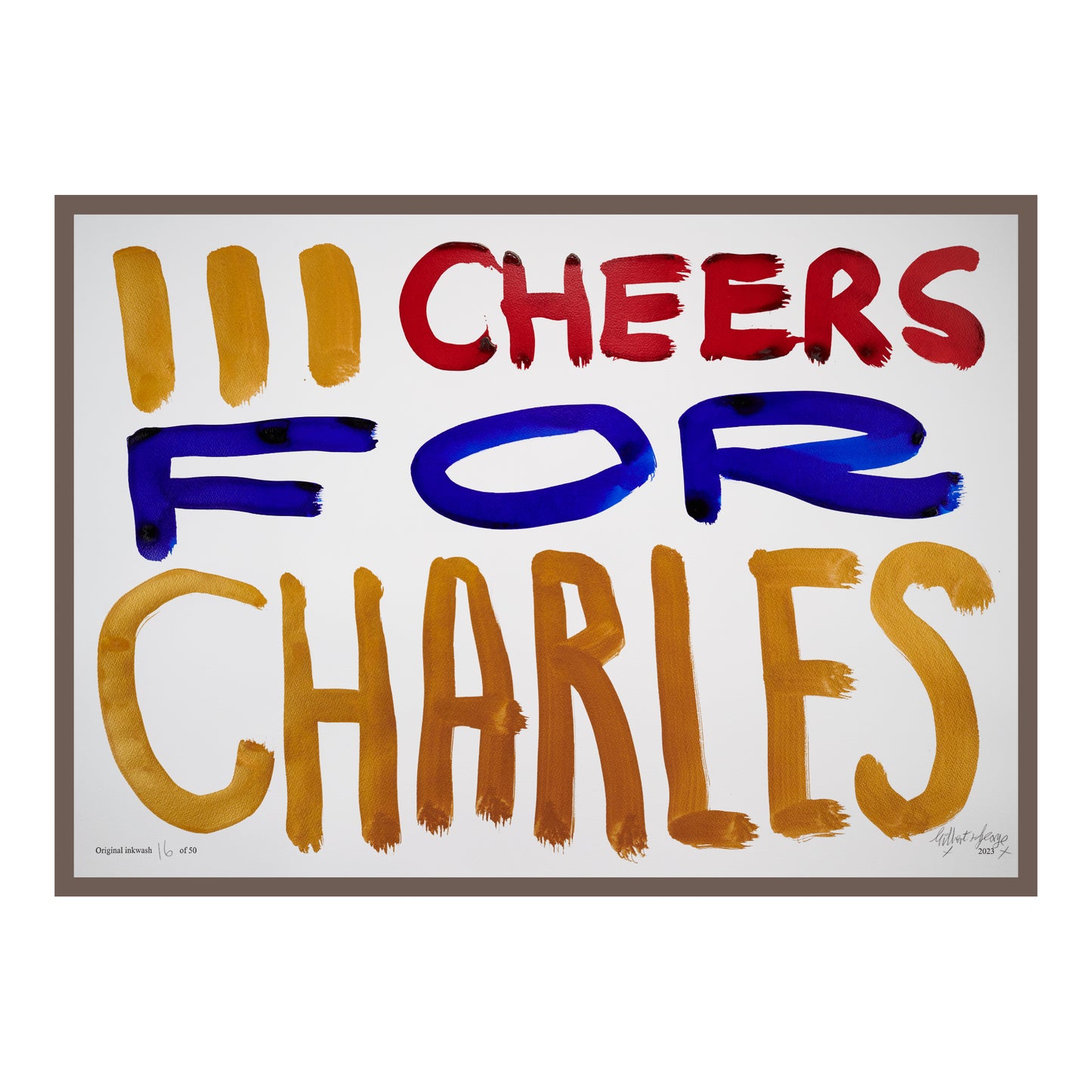 III CHEERS FOR CHARLES