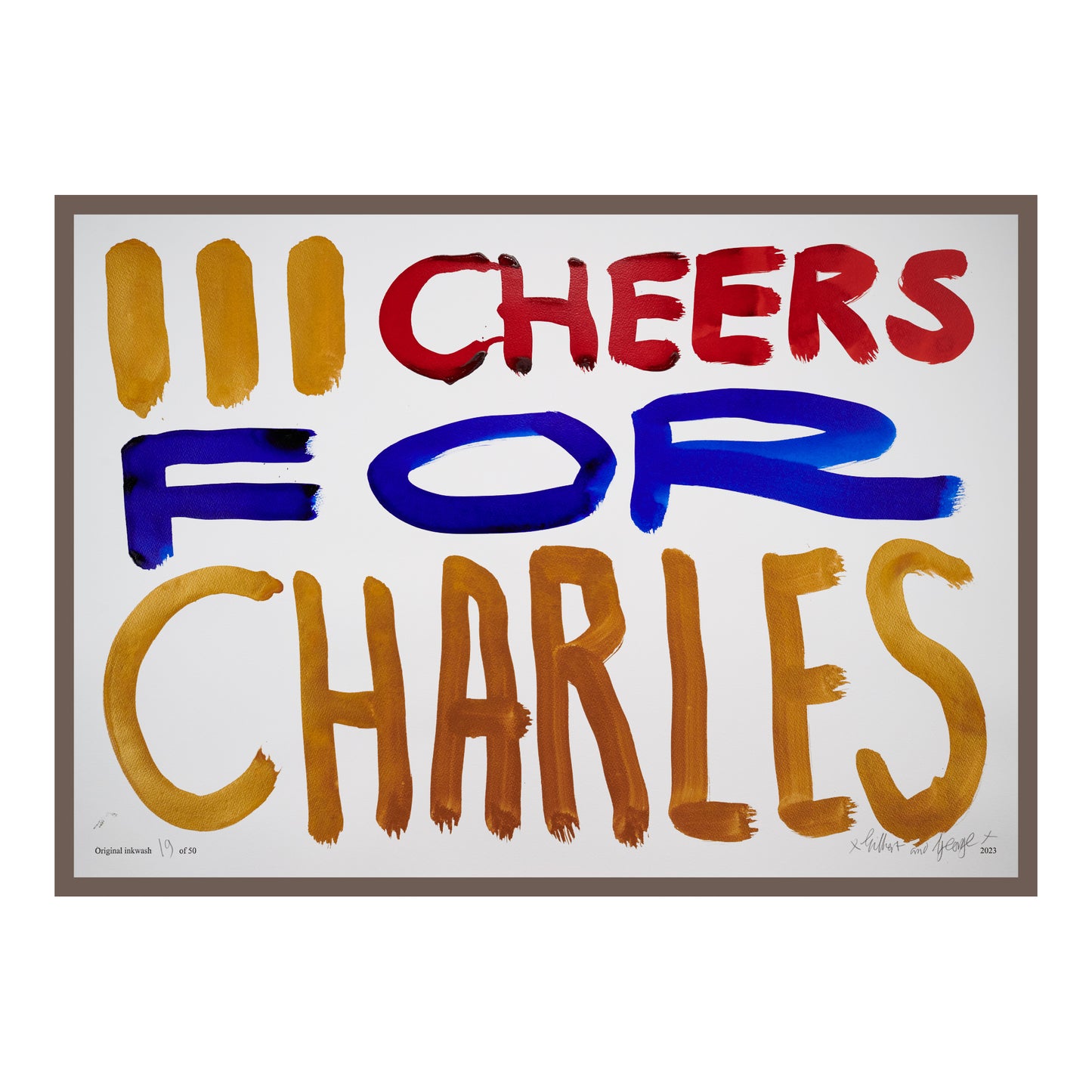 III CHEERS FOR CHARLES