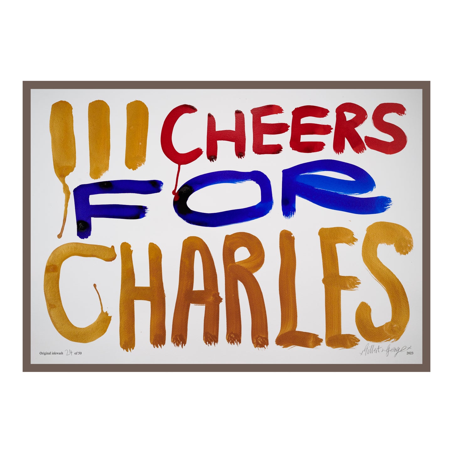 III CHEERS FOR CHARLES