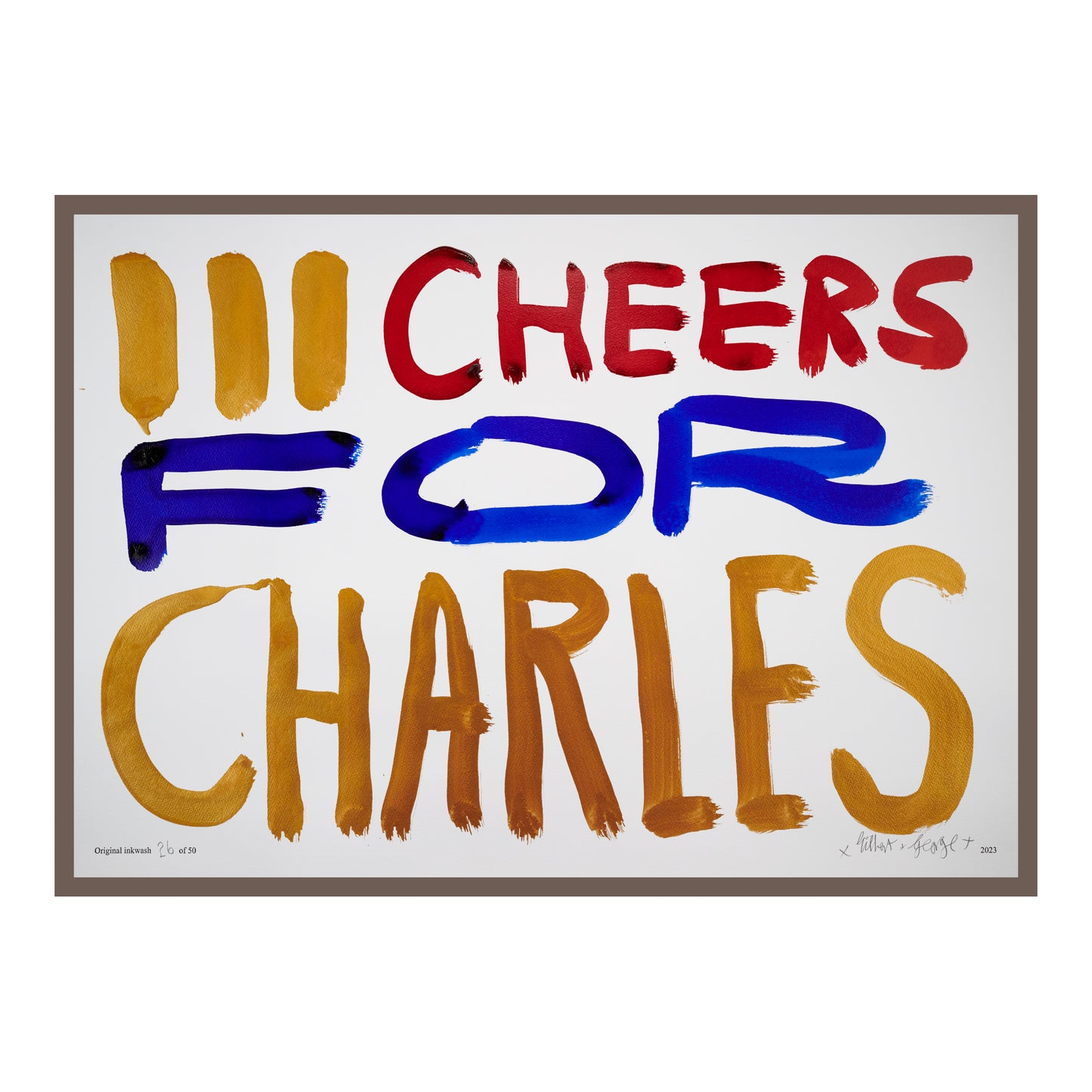 III CHEERS FOR CHARLES