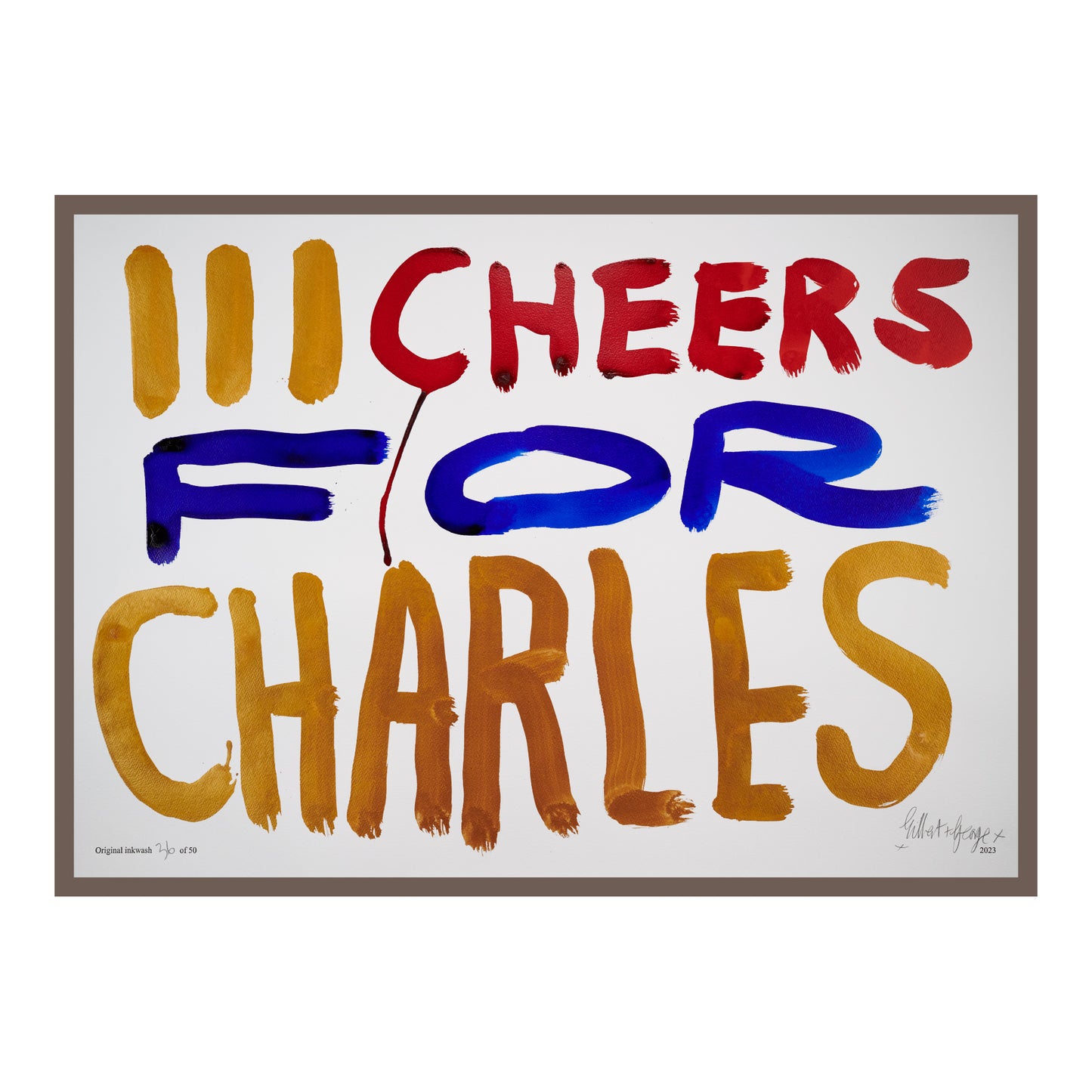 III CHEERS FOR CHARLES