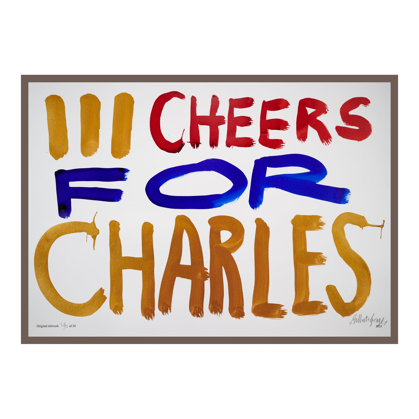 III CHEERS FOR CHARLES