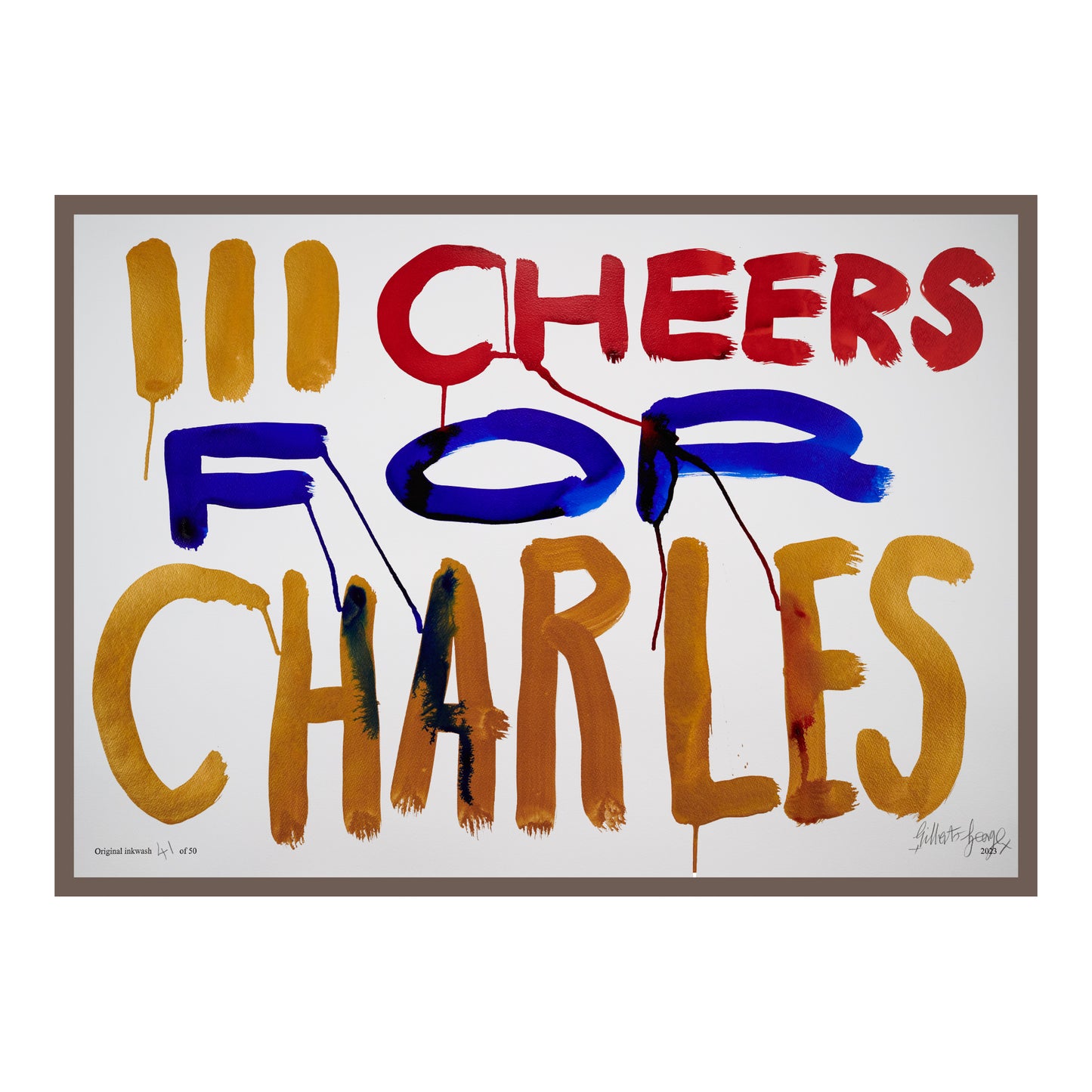 III CHEERS FOR CHARLES