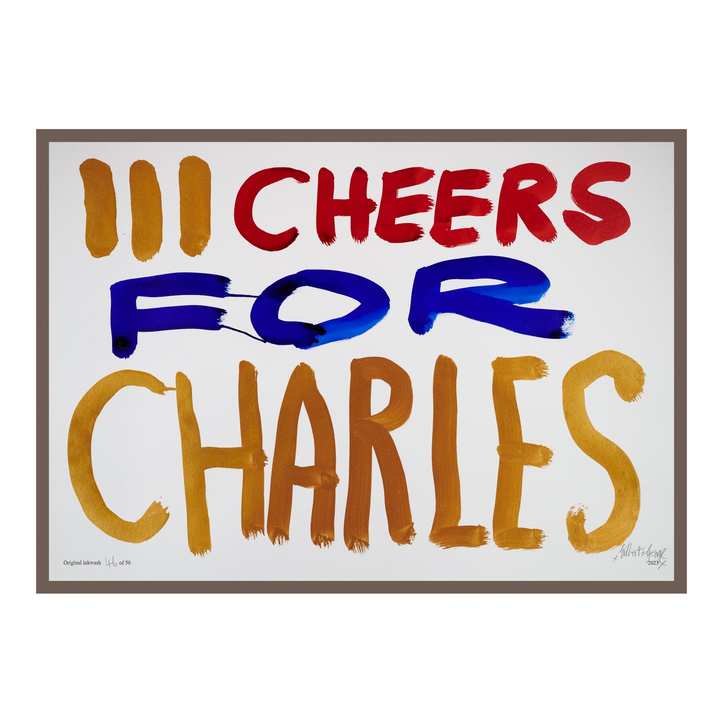 III CHEERS FOR CHARLES