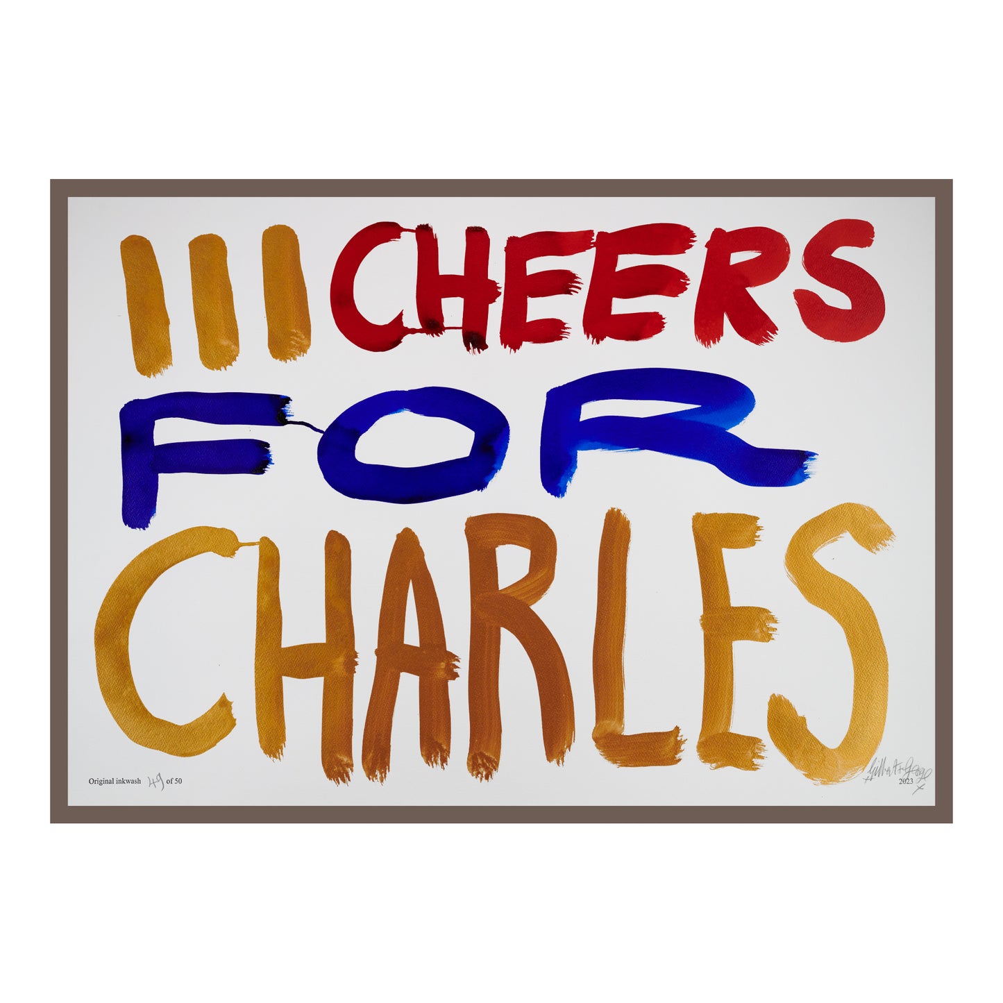 III CHEERS FOR CHARLES