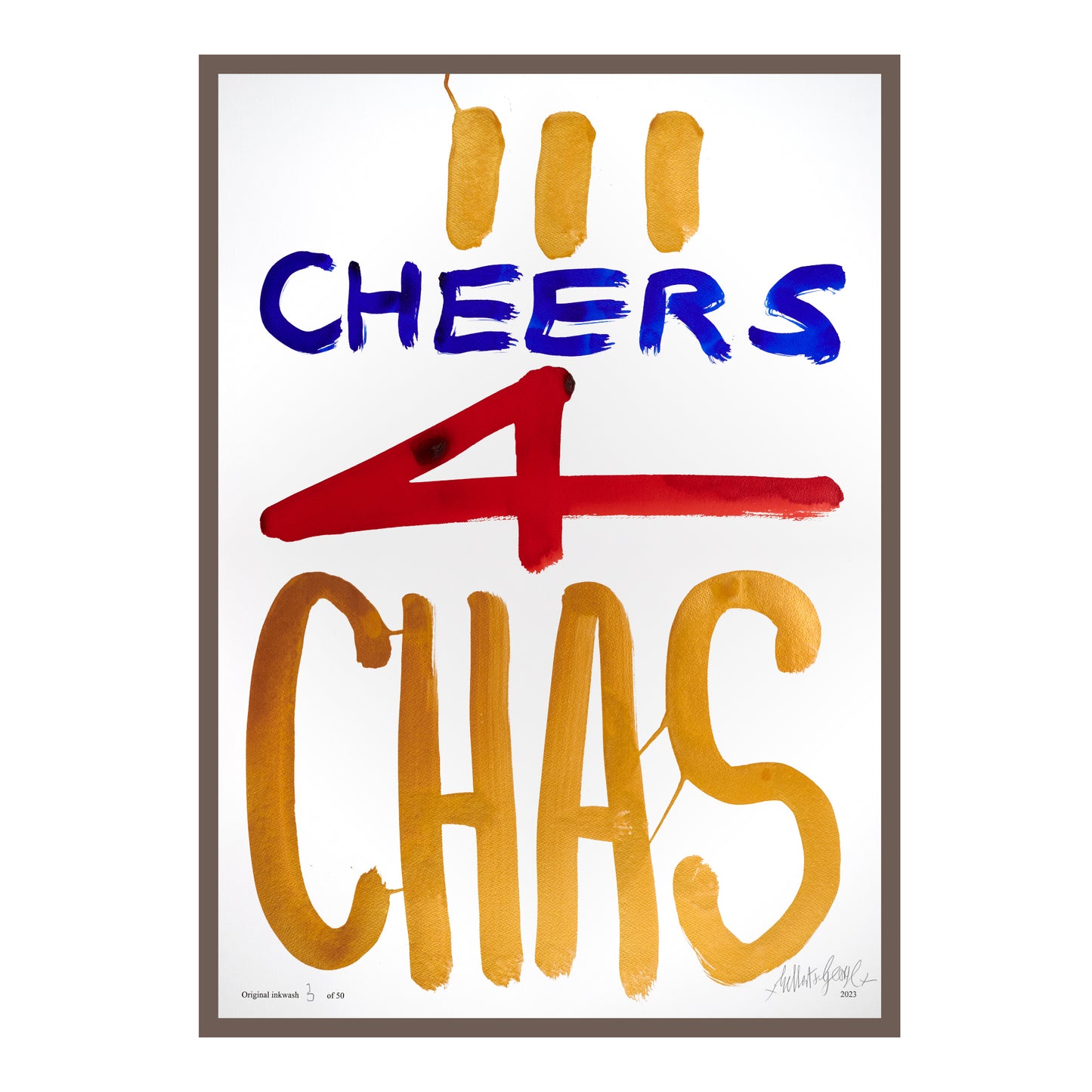 III CHEERS 4 CHAS