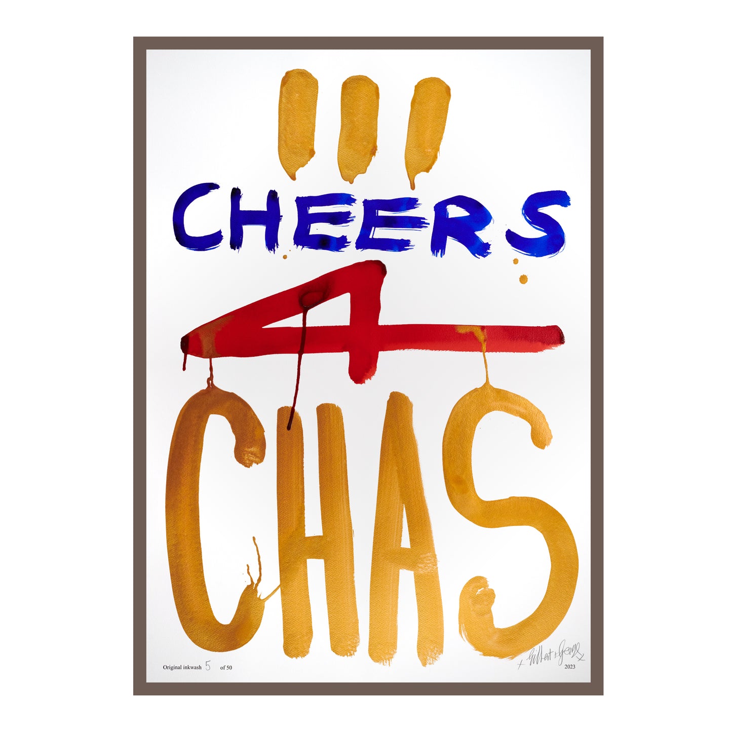 III CHEERS 4 CHAS