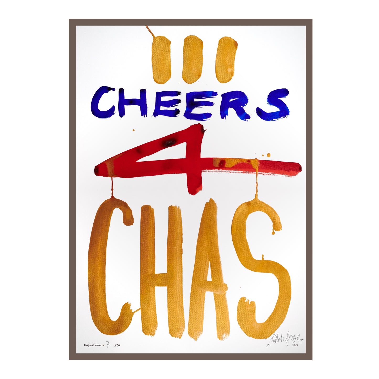 III CHEERS 4 CHAS