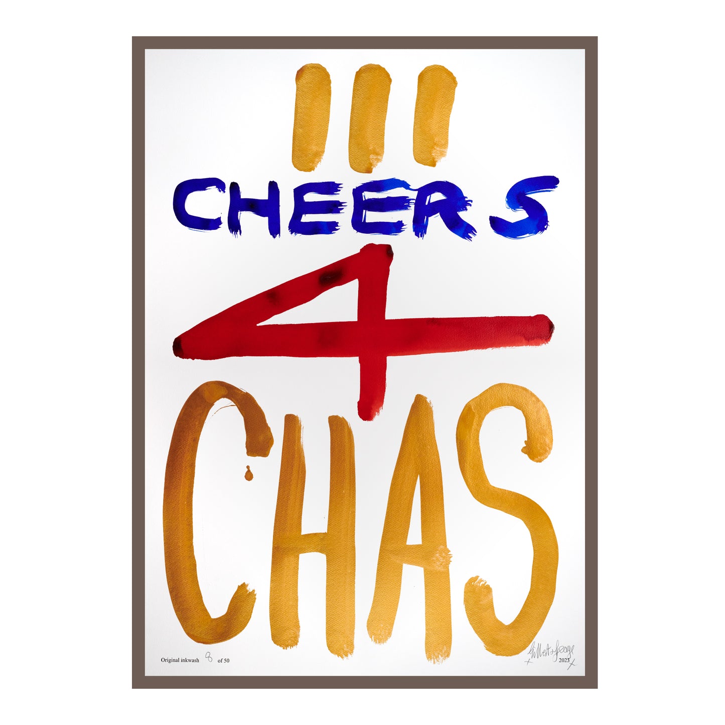 III CHEERS 4 CHAS