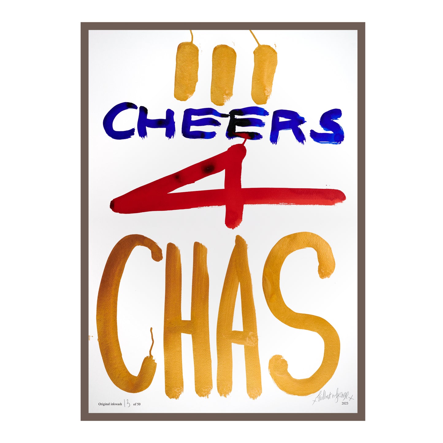 III CHEERS 4 CHAS
