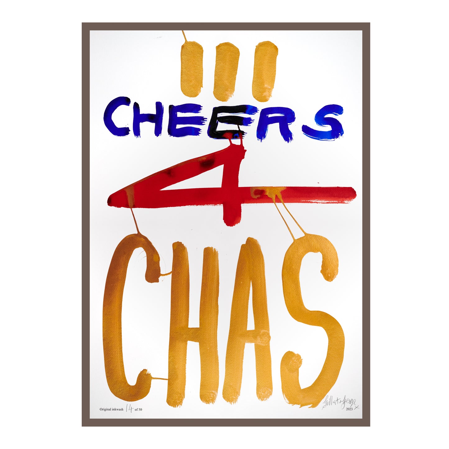 III CHEERS 4 CHAS
