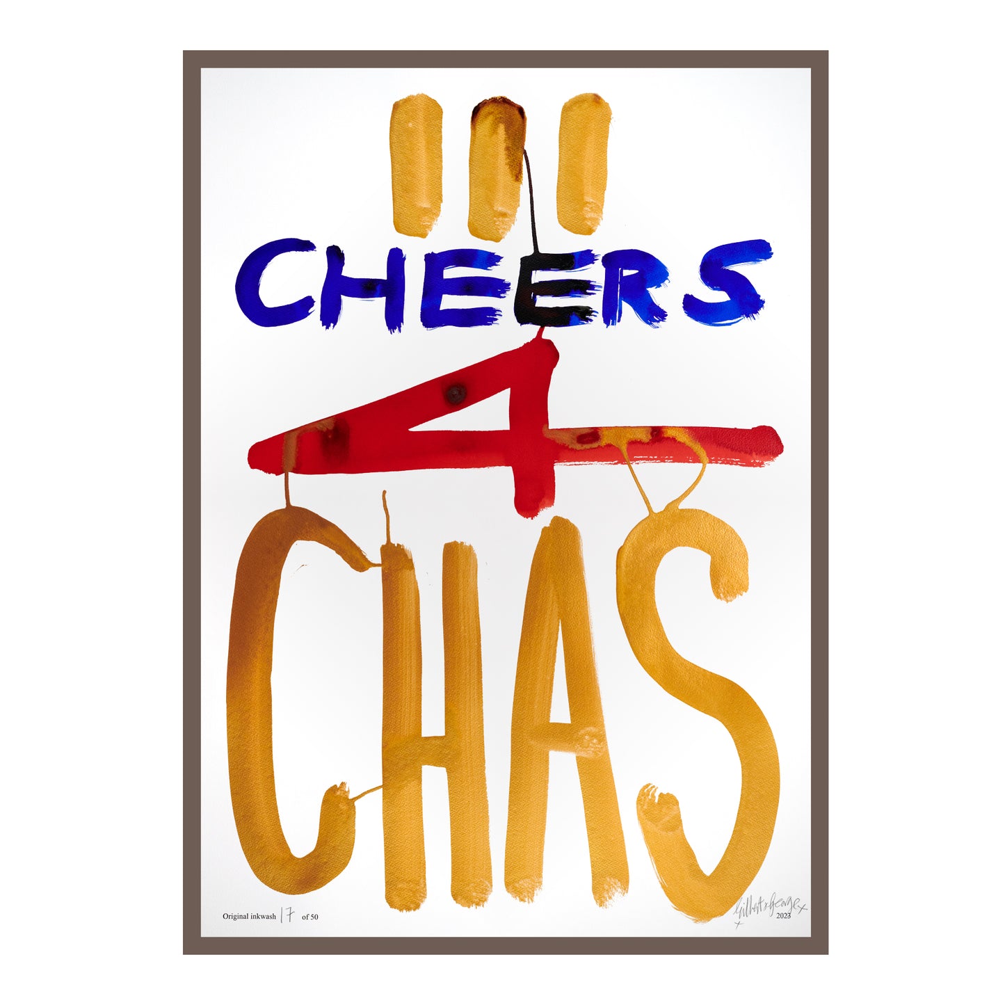 III CHEERS 4 CHAS