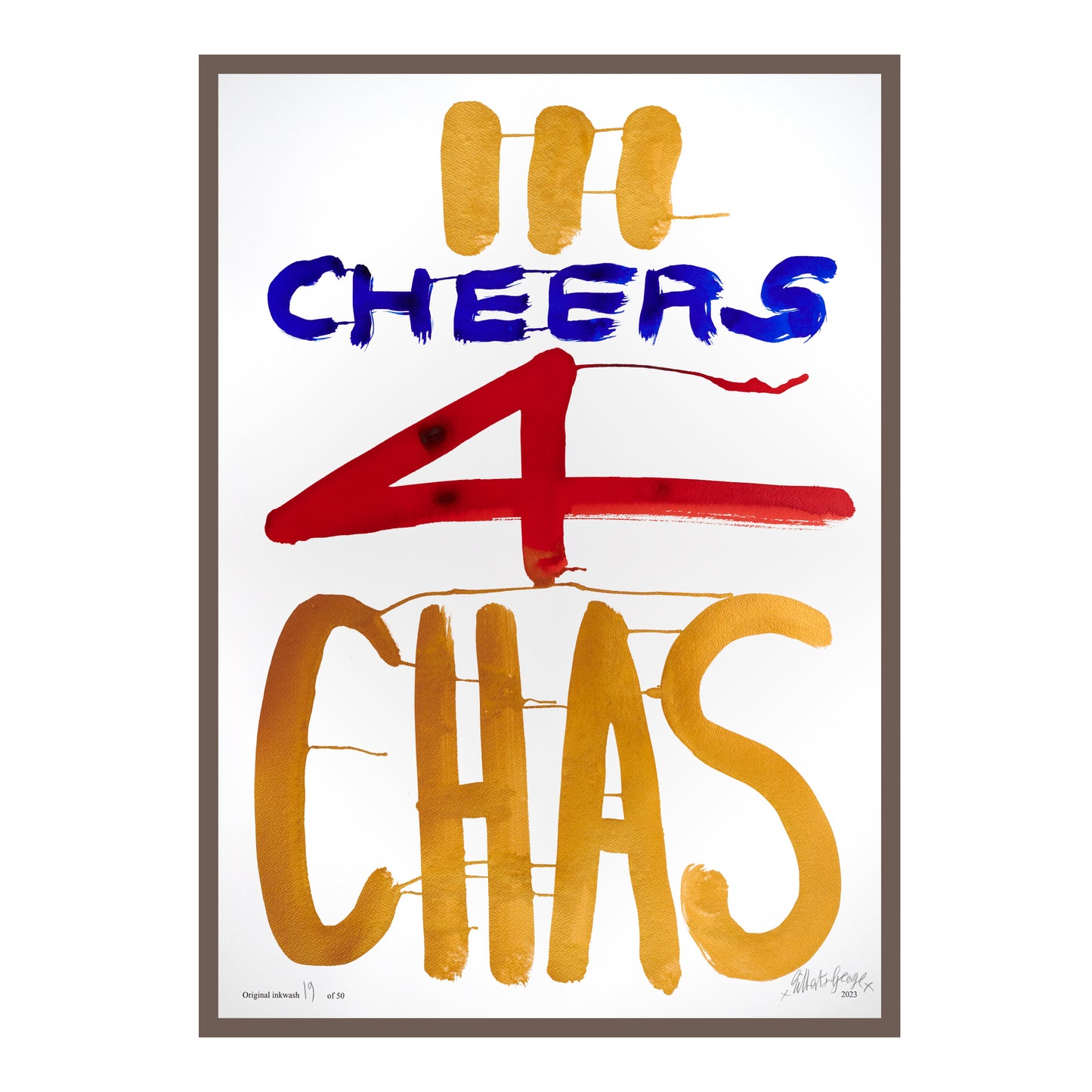 III CHEERS 4 CHAS