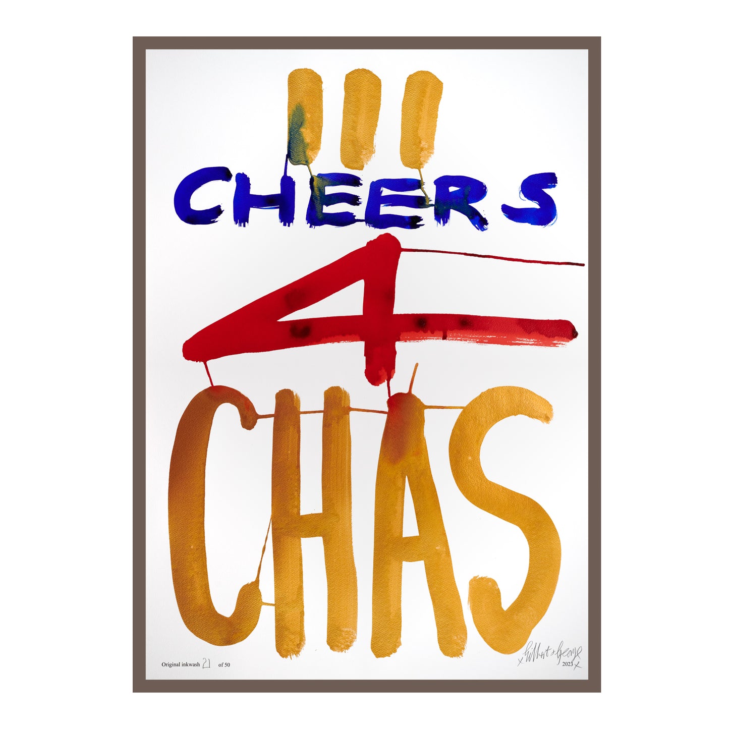 III CHEERS 4 CHAS