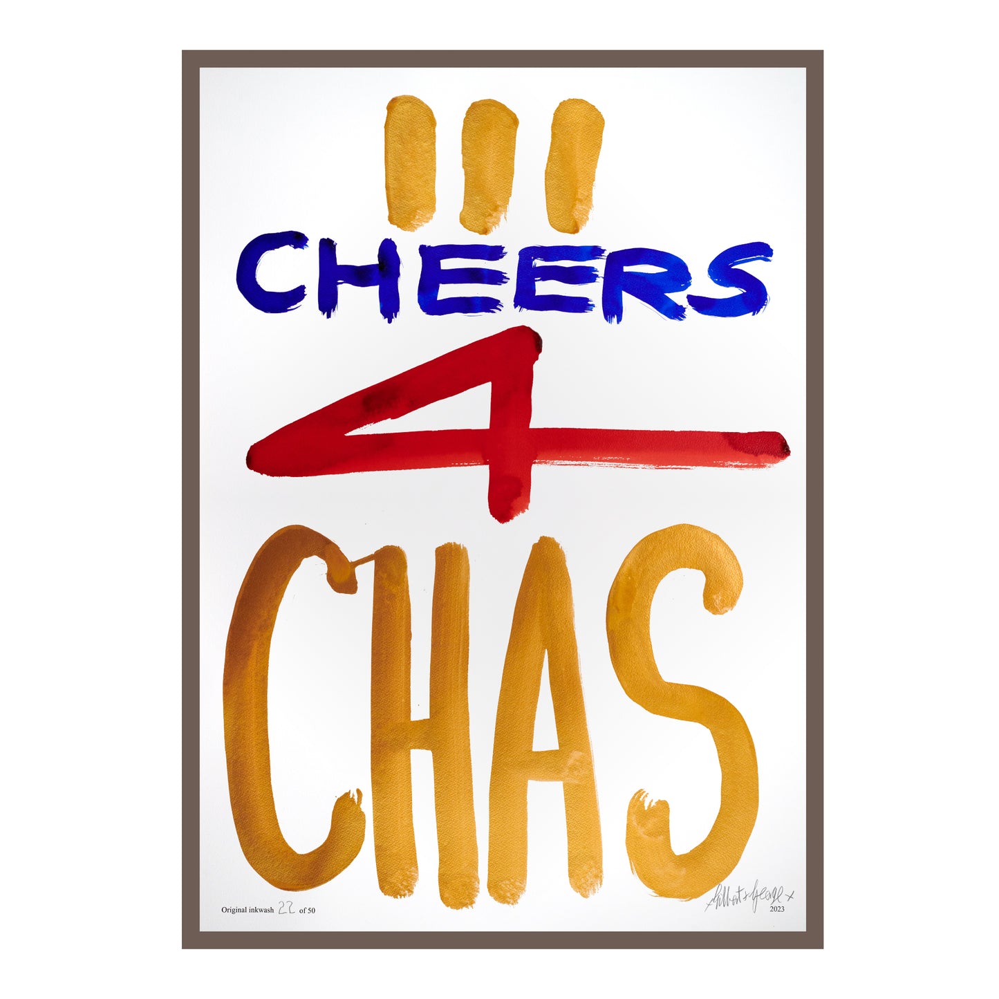 III CHEERS 4 CHAS