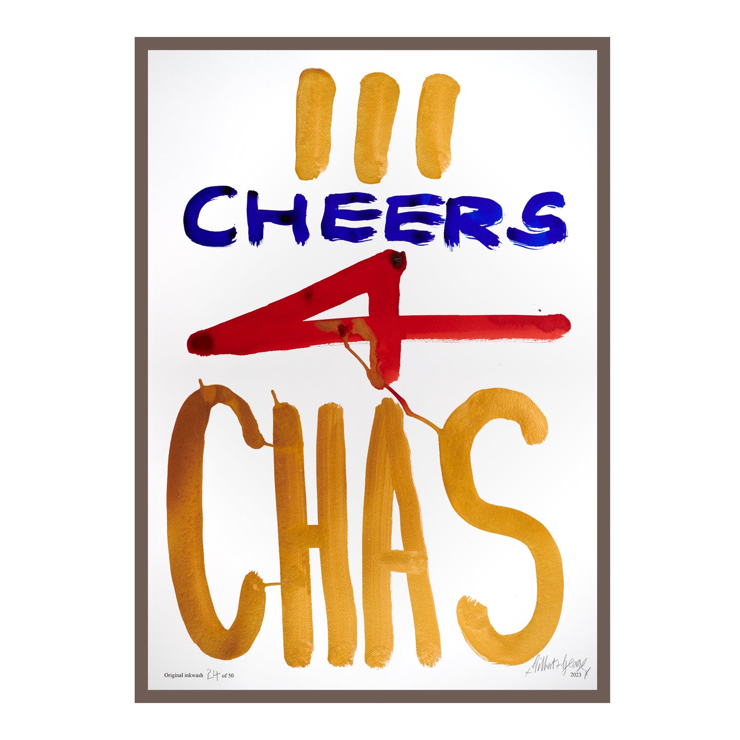III CHEERS 4 CHAS