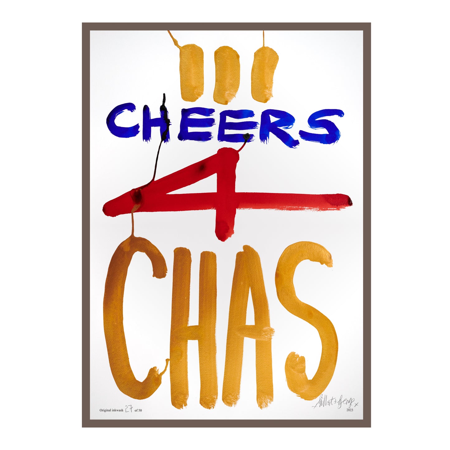 III CHEERS 4 CHAS