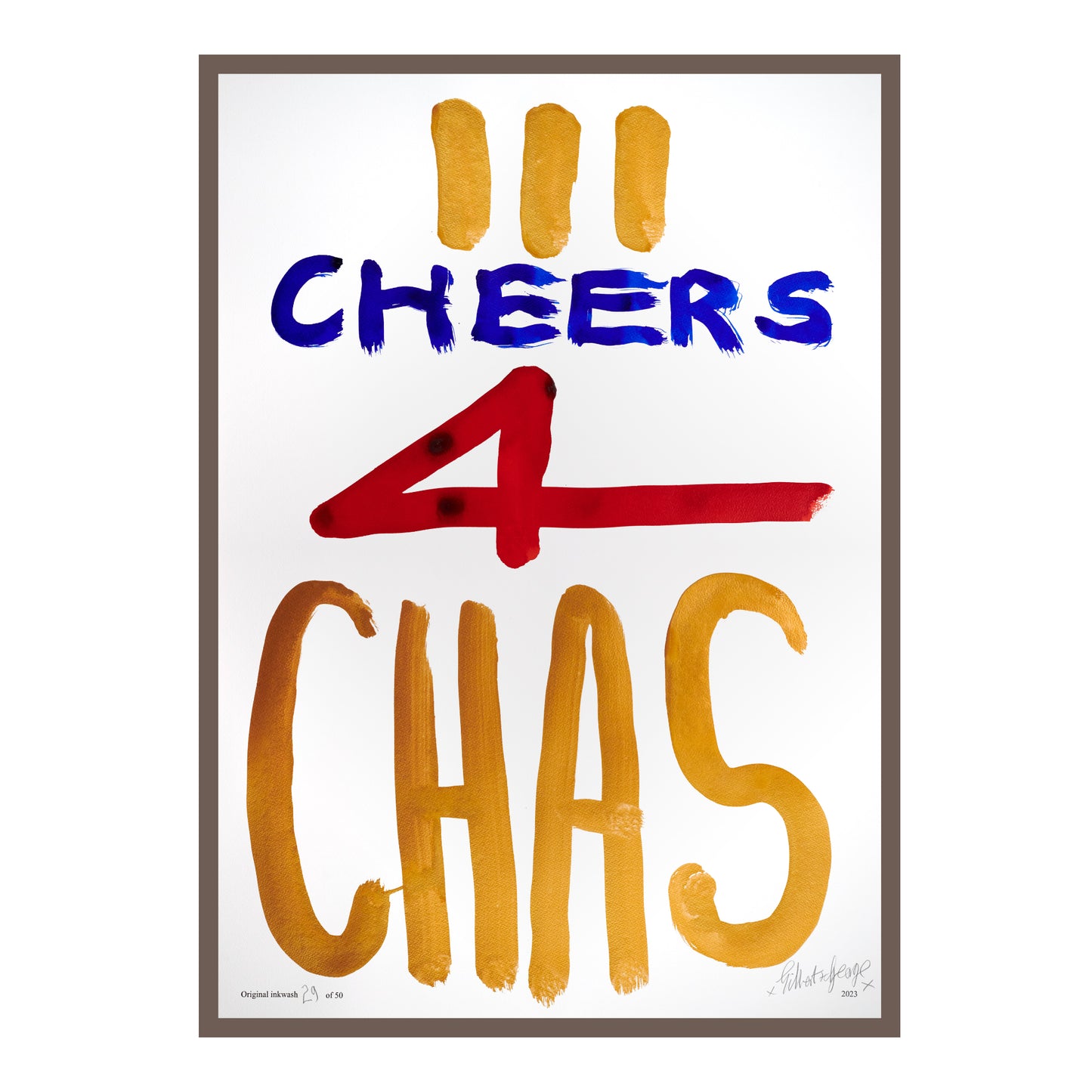III CHEERS 4 CHAS