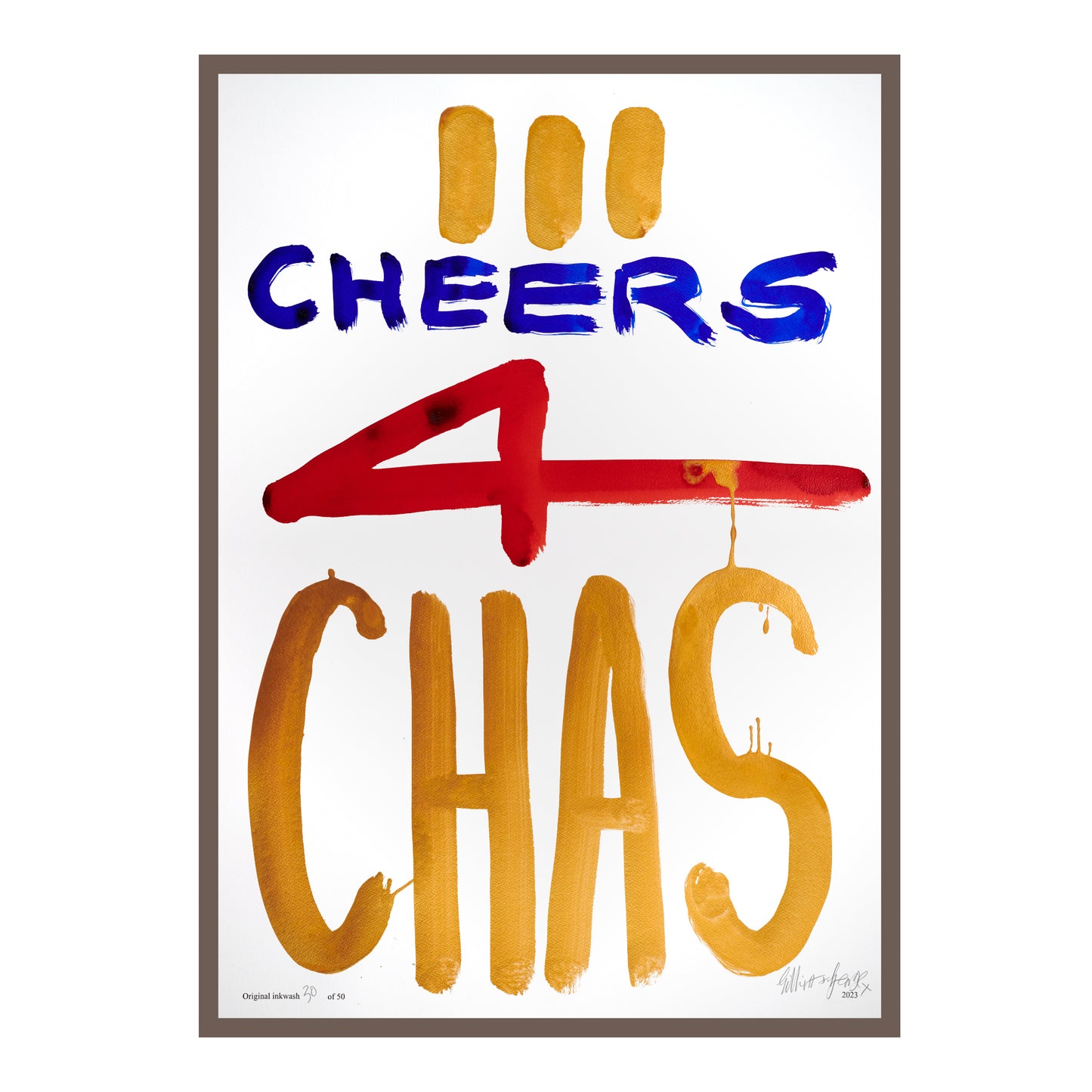 III CHEERS 4 CHAS