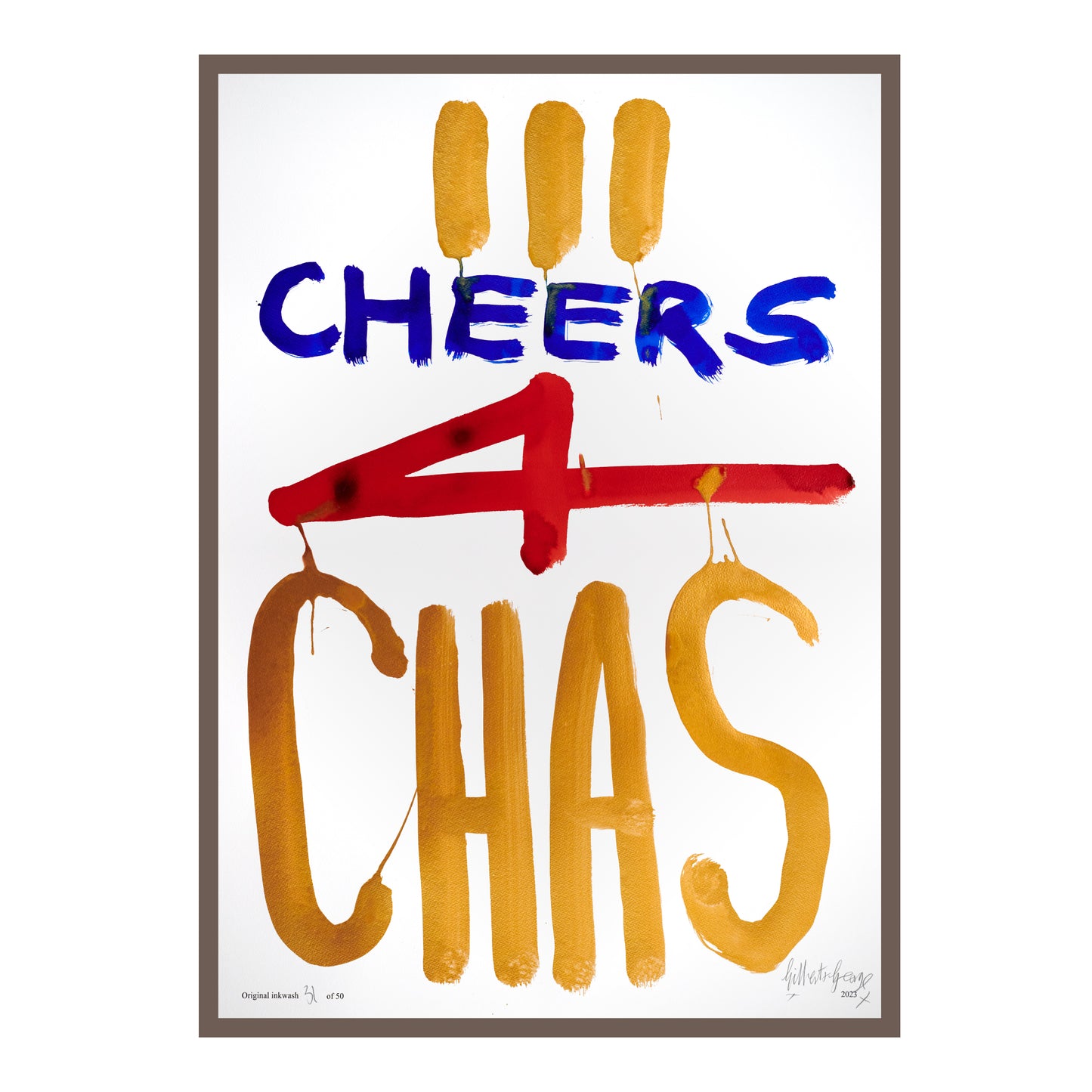 III CHEERS 4 CHAS
