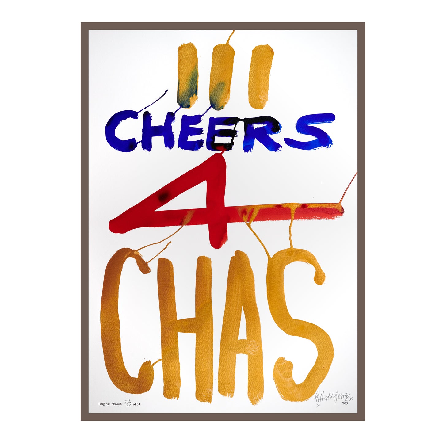 III CHEERS 4 CHAS