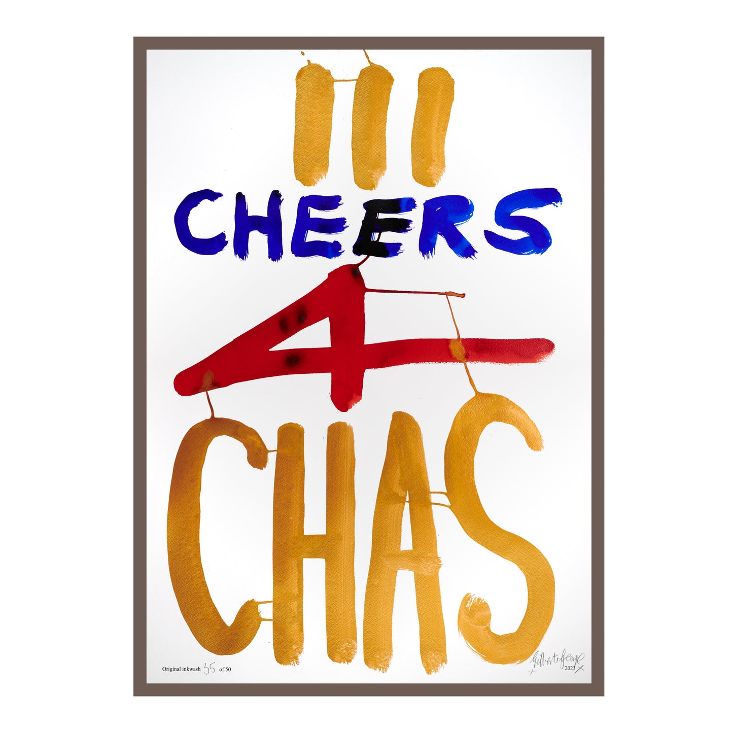 III CHEERS 4 CHAS