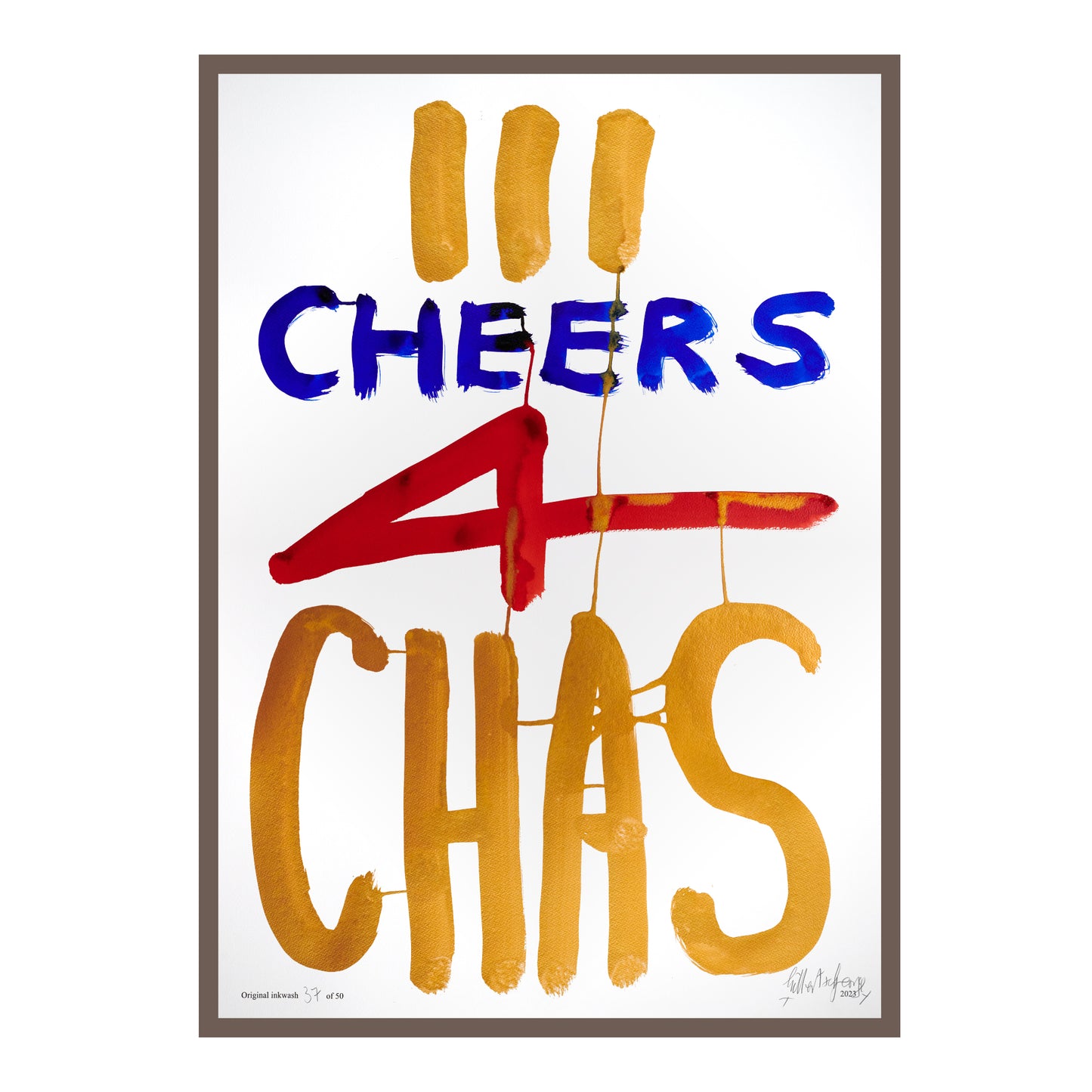 III CHEERS 4 CHAS
