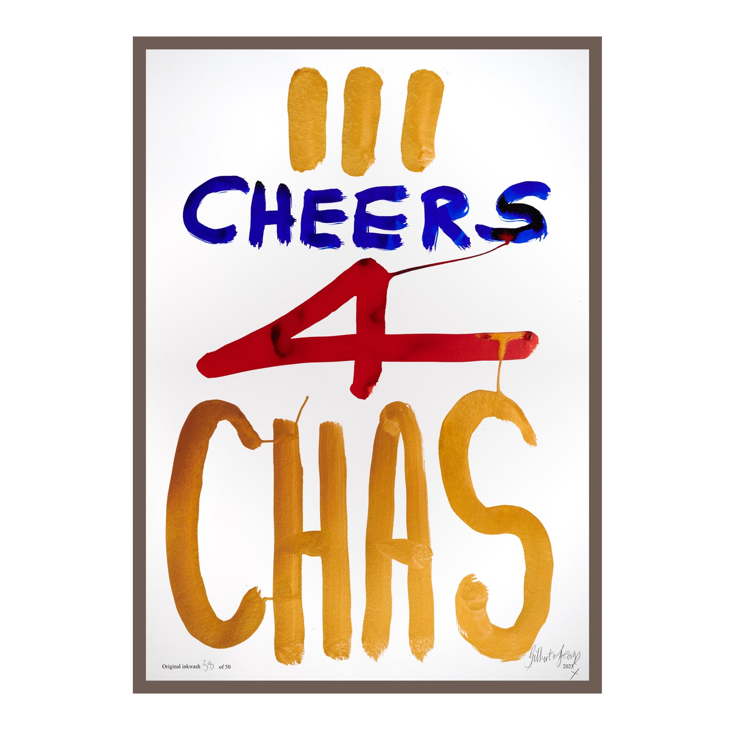 III CHEERS 4 CHAS