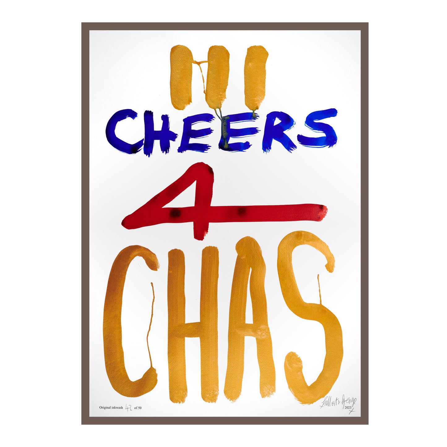 III CHEERS 4 CHAS