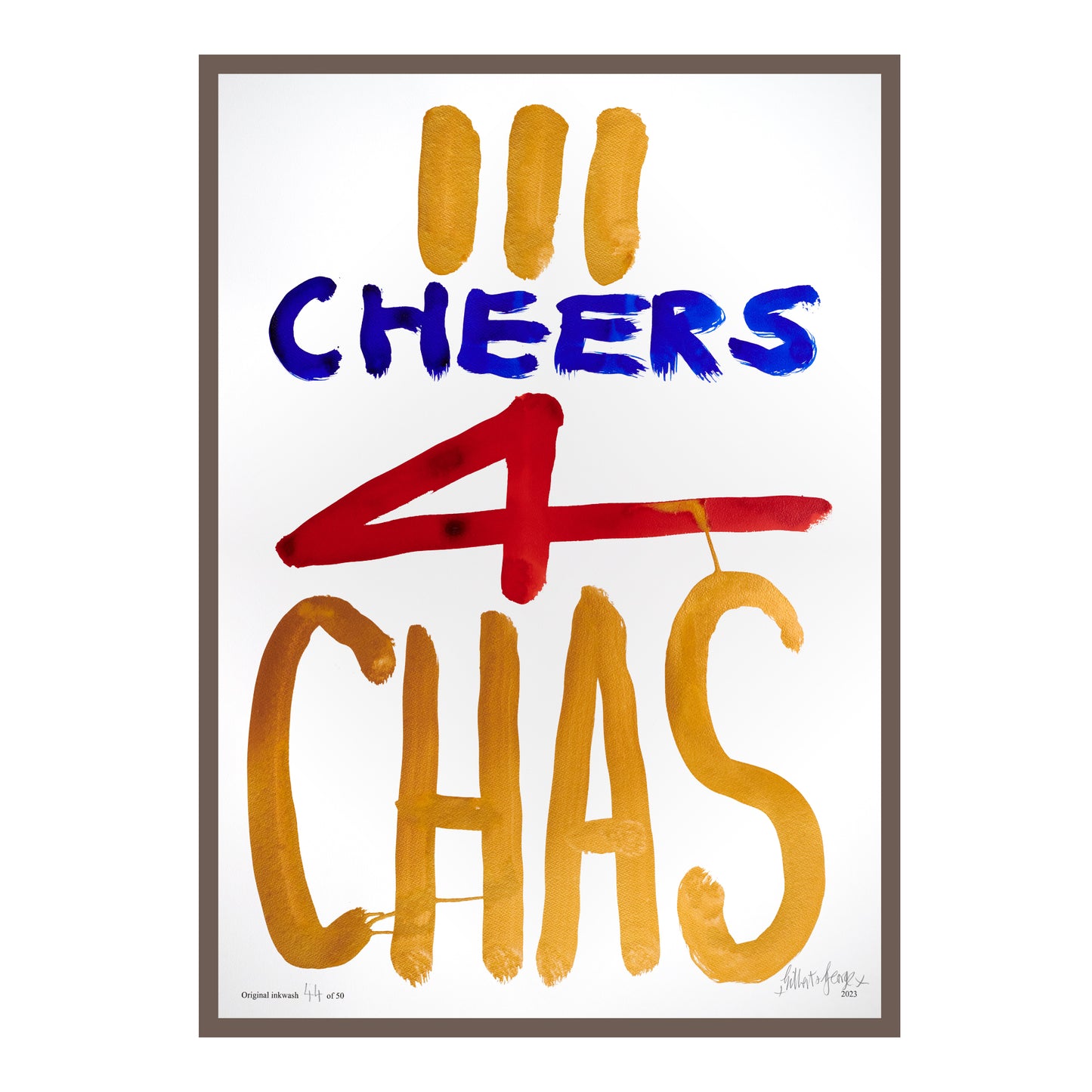 III CHEERS 4 CHAS
