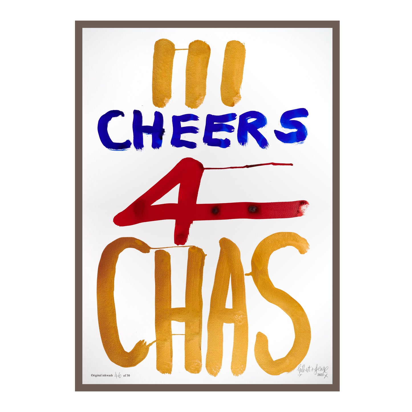 III CHEERS 4 CHAS