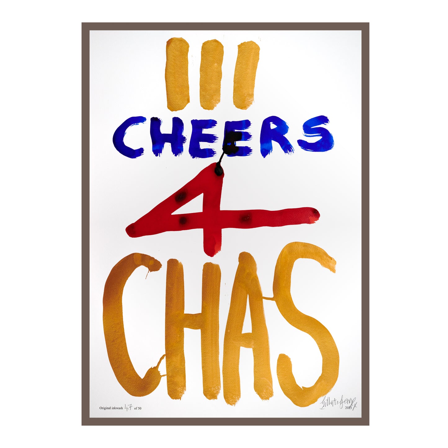 III CHEERS 4 CHAS
