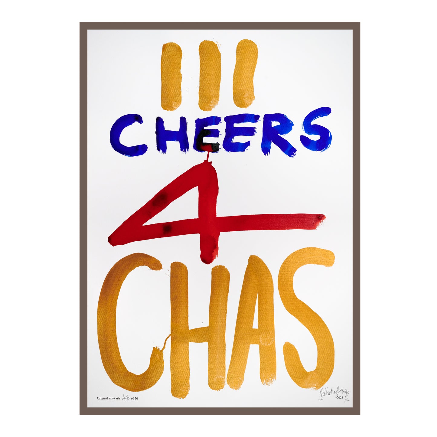 III CHEERS 4 CHAS
