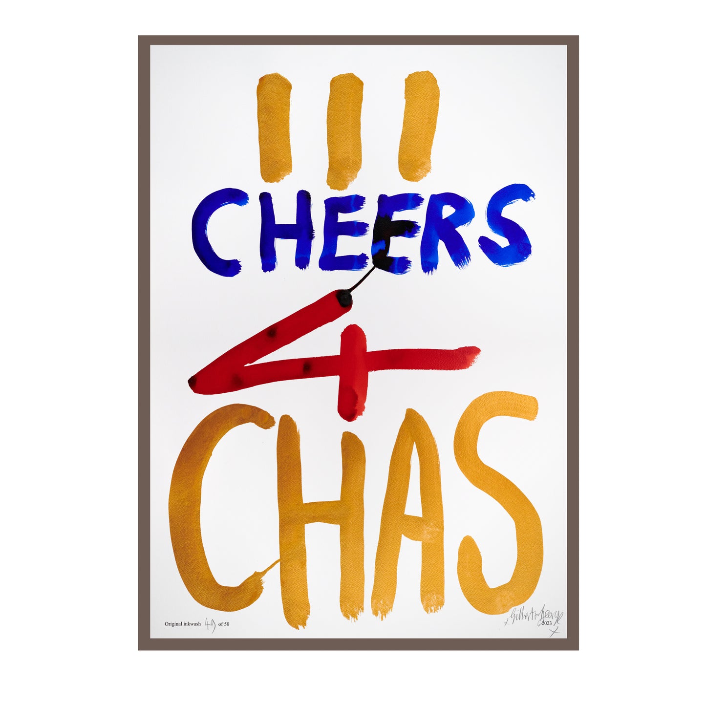 III CHEERS 4 CHAS