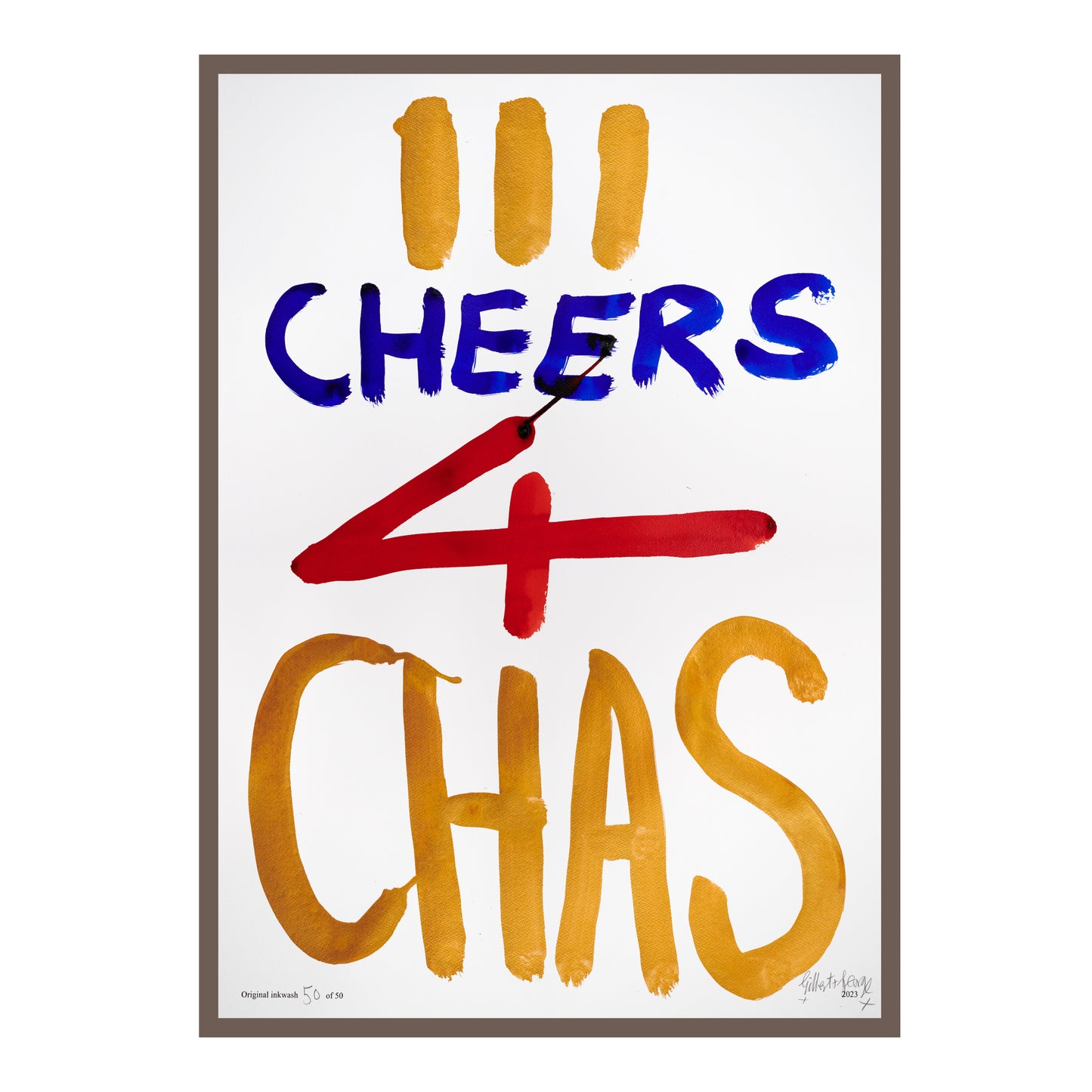 III CHEERS 4 CHAS