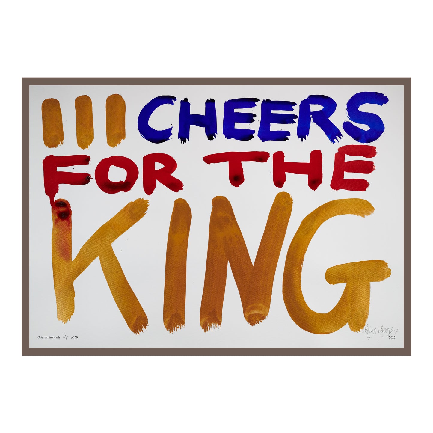 III CHEERS FOR THE KING (h)