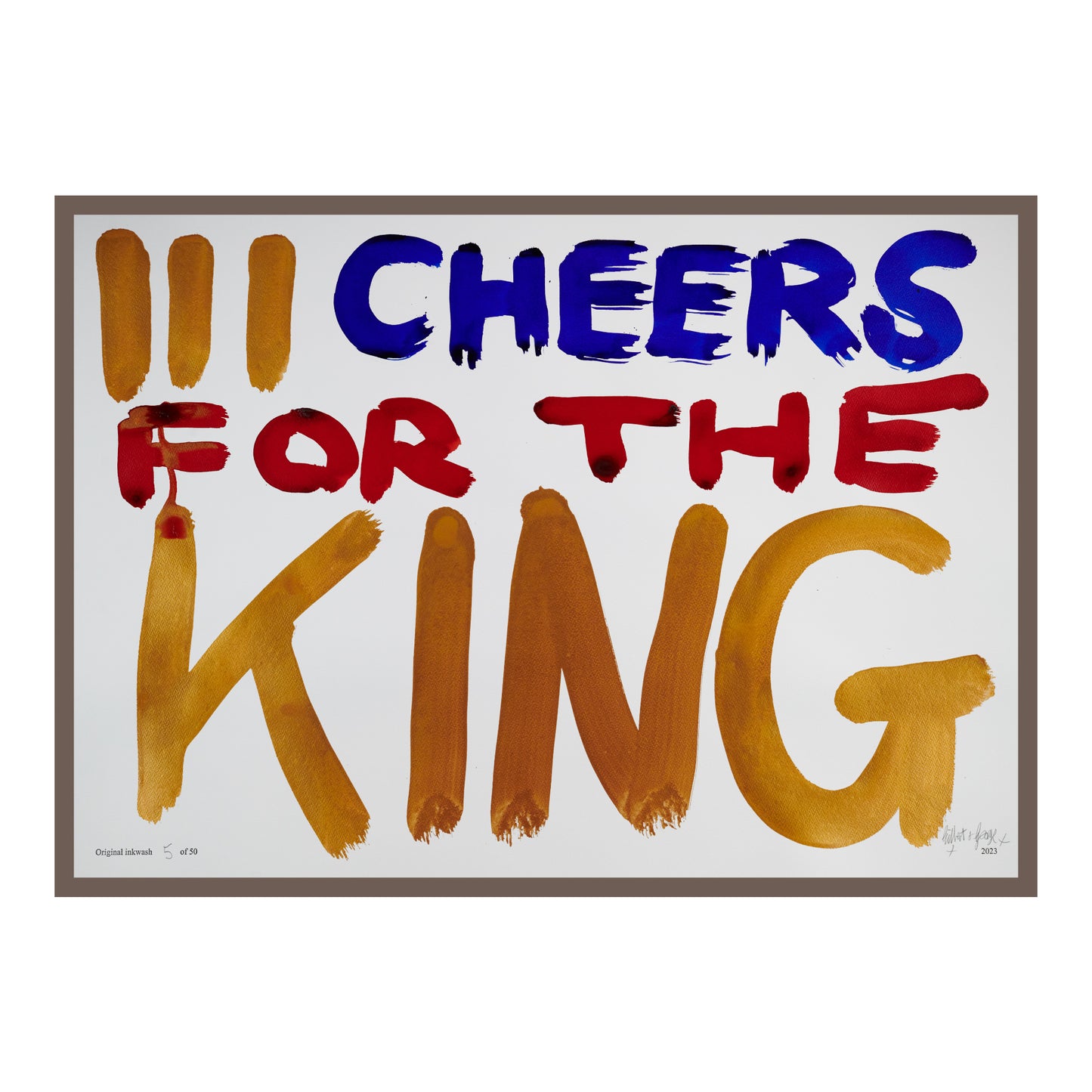 III CHEERS FOR THE KING (h)