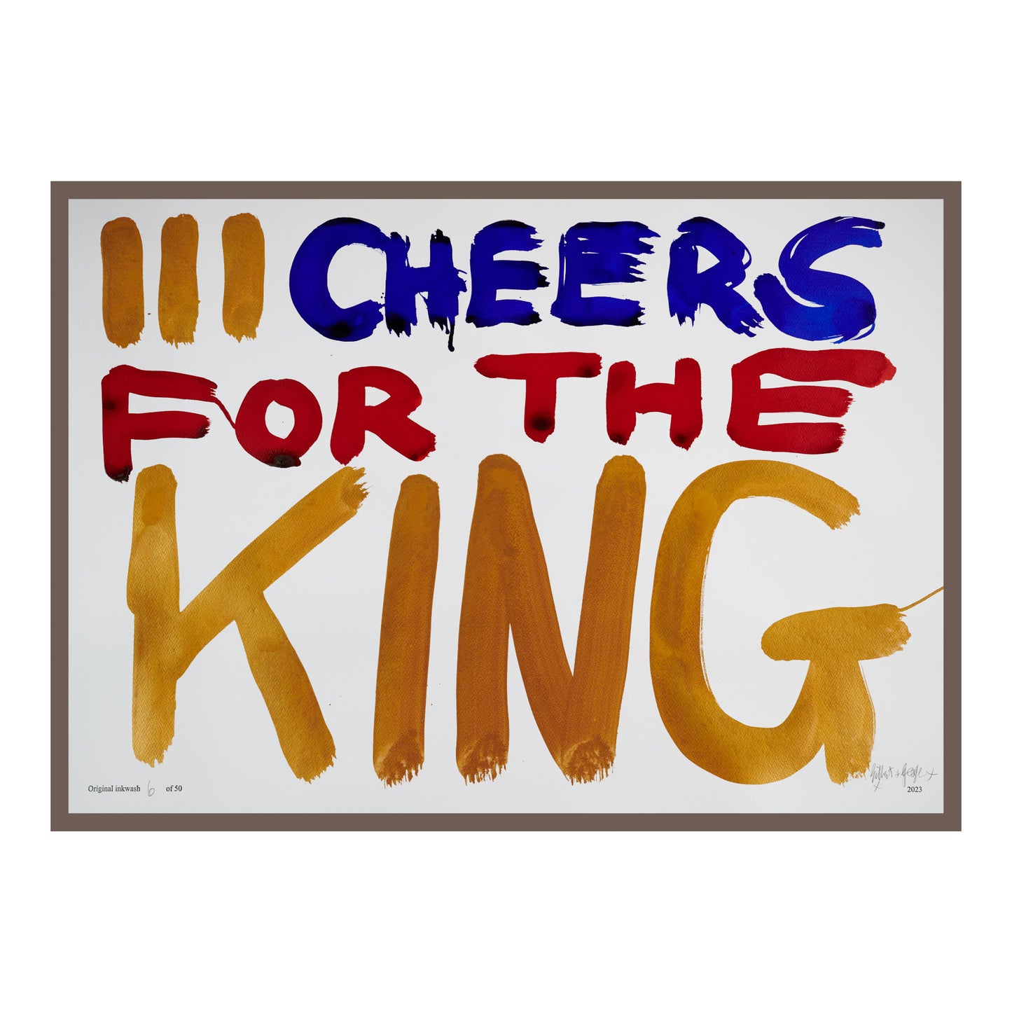 III CHEERS FOR THE KING (h)