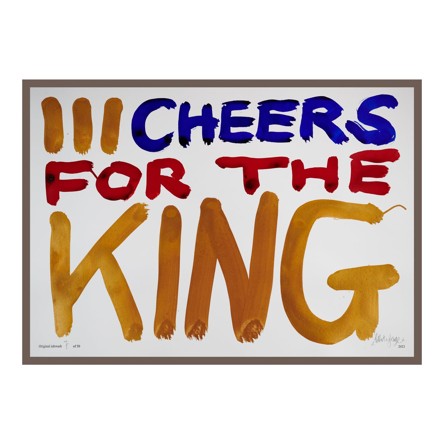 III CHEERS FOR THE KING (h)