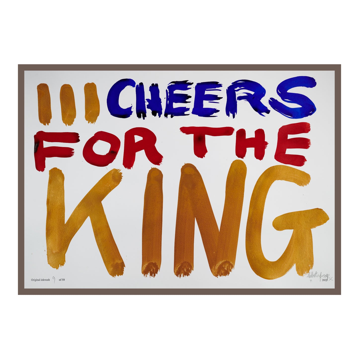 III CHEERS FOR THE KING (h)