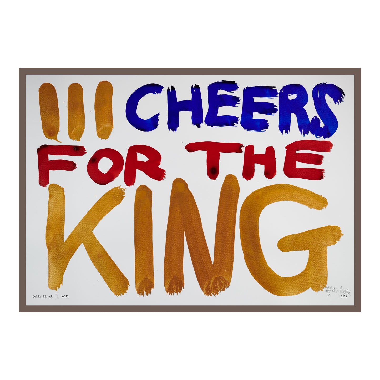 III CHEERS FOR THE KING (h)