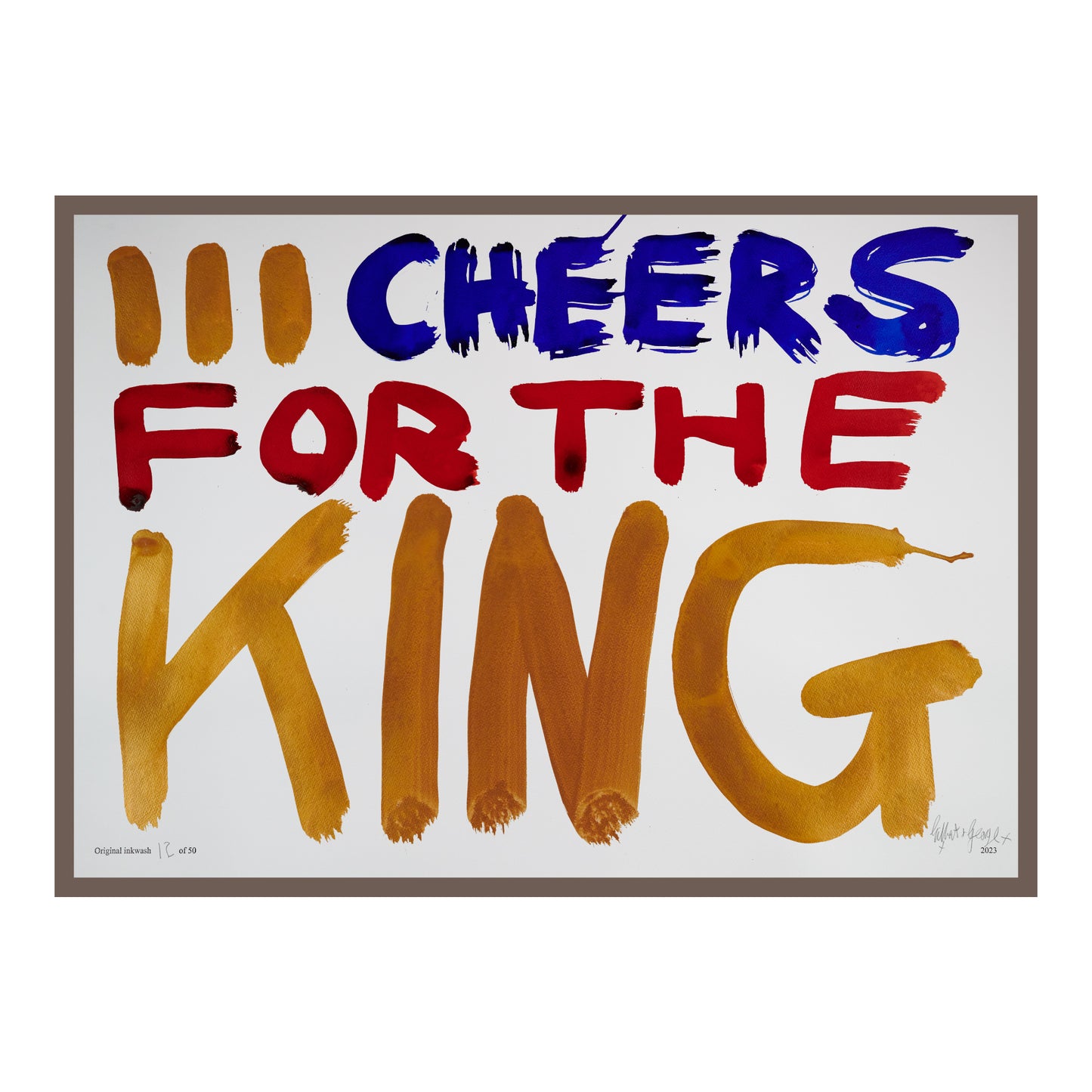 III CHEERS FOR THE KING (h)
