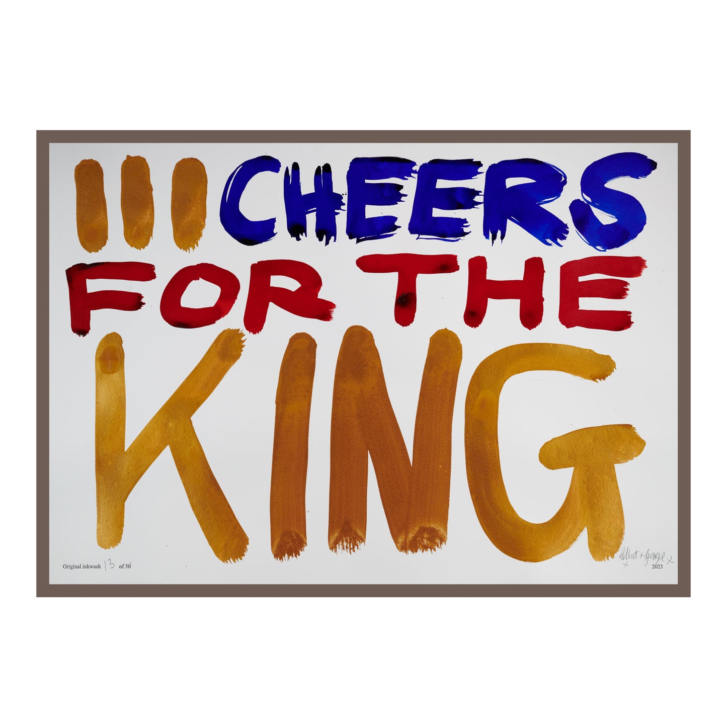 III CHEERS FOR THE KING (h)