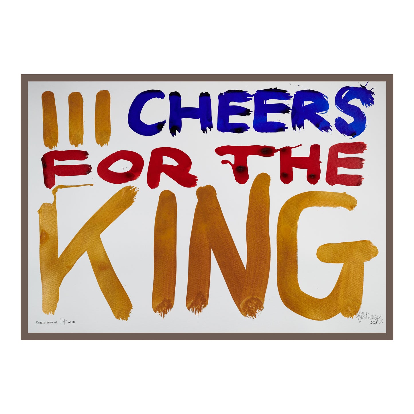 III CHEERS FOR THE KING (h)