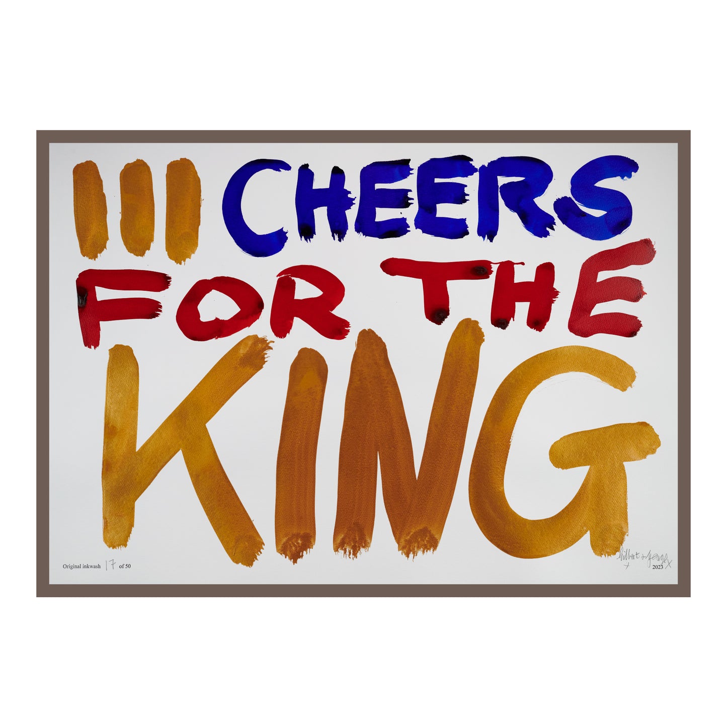 III CHEERS FOR THE KING (h)