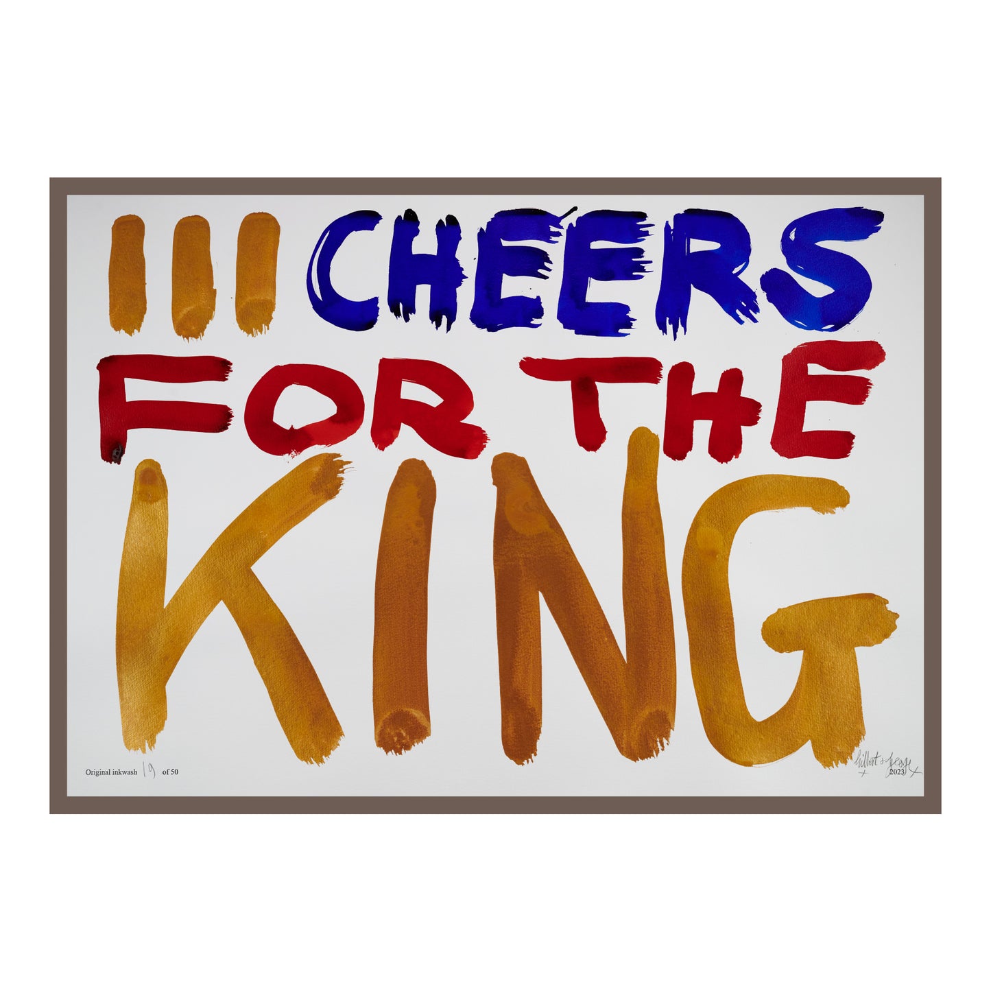 III CHEERS FOR THE KING (h)