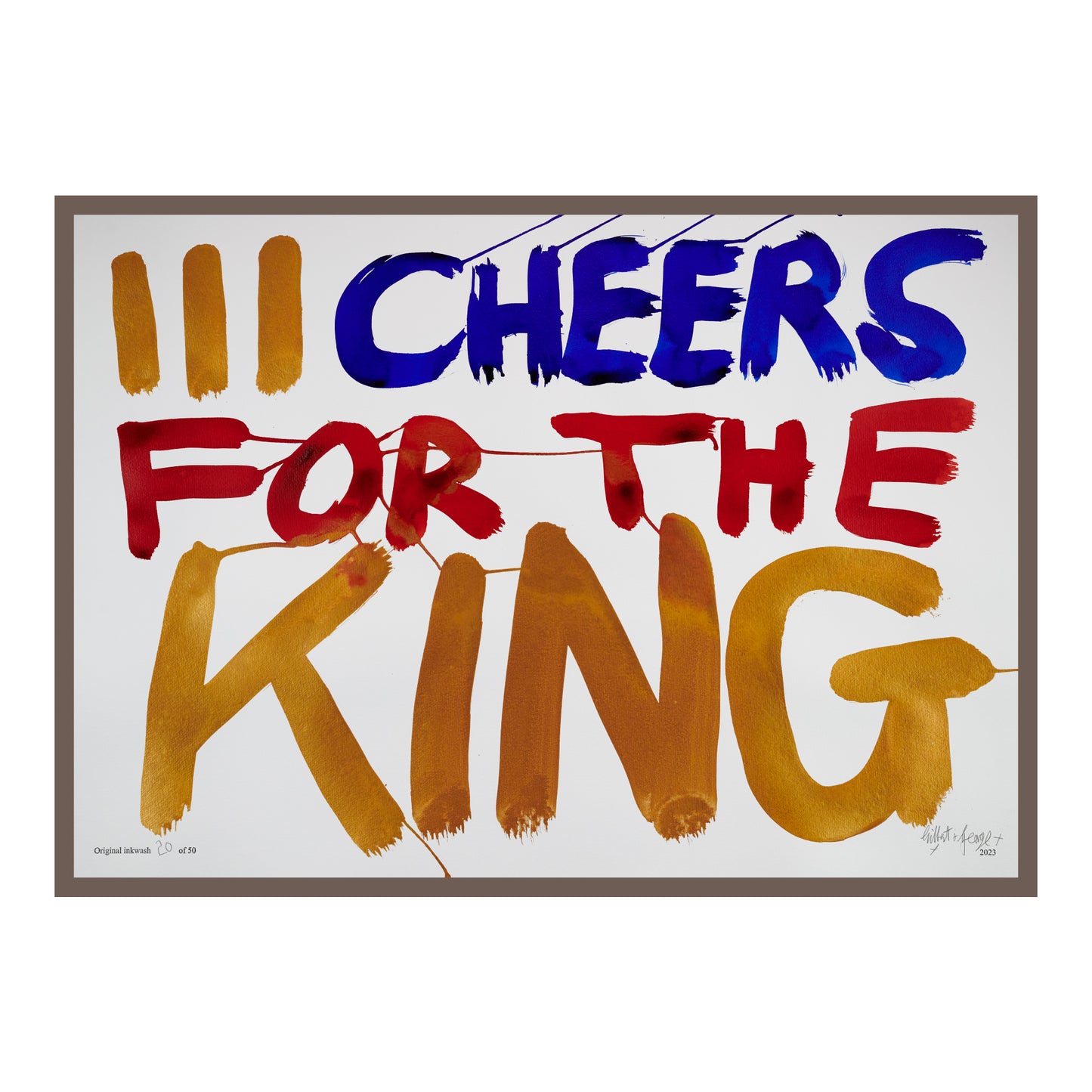 III CHEERS FOR THE KING (h)